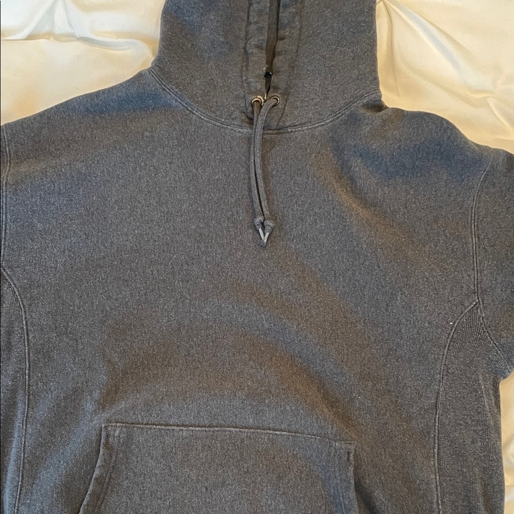 Gap hooded sweatshirt.  Gray; Medium